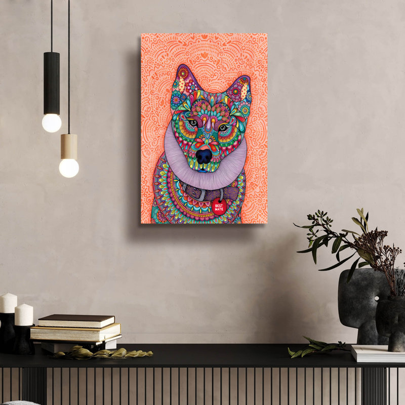«My Favorite Husky» par Hello Angel, H 24 po x l 16 po