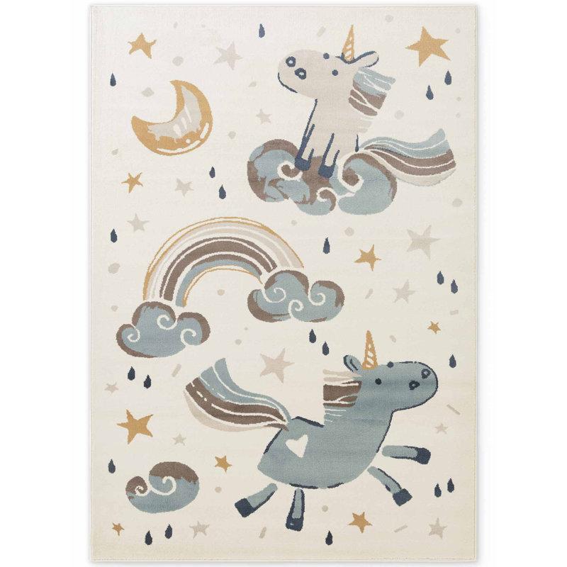 Hanse Home Kids Rug Einhorn, Childrens Carpet, Kids Room, Motive Rug For Child