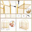 Freestanding Magazine Rack, Magazine Organizer Metal Holder