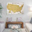 Carte des États-Unis, impression sur toile tendue-72678152-72678150-72678151