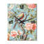 Chinoiserie avec oiseaux et pivoines - Horloges murales florales-1135828034