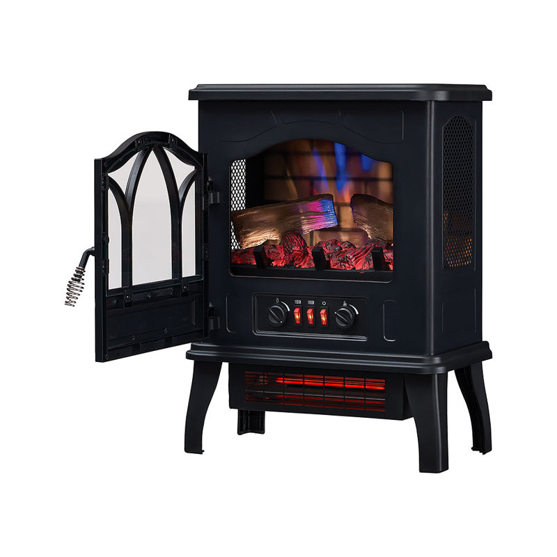 Foyer électrique à infrarouge noir Duraflame 3D