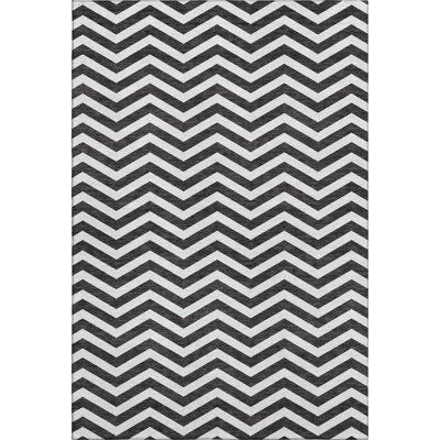 Premium Machine Washable Prisco Black Rug