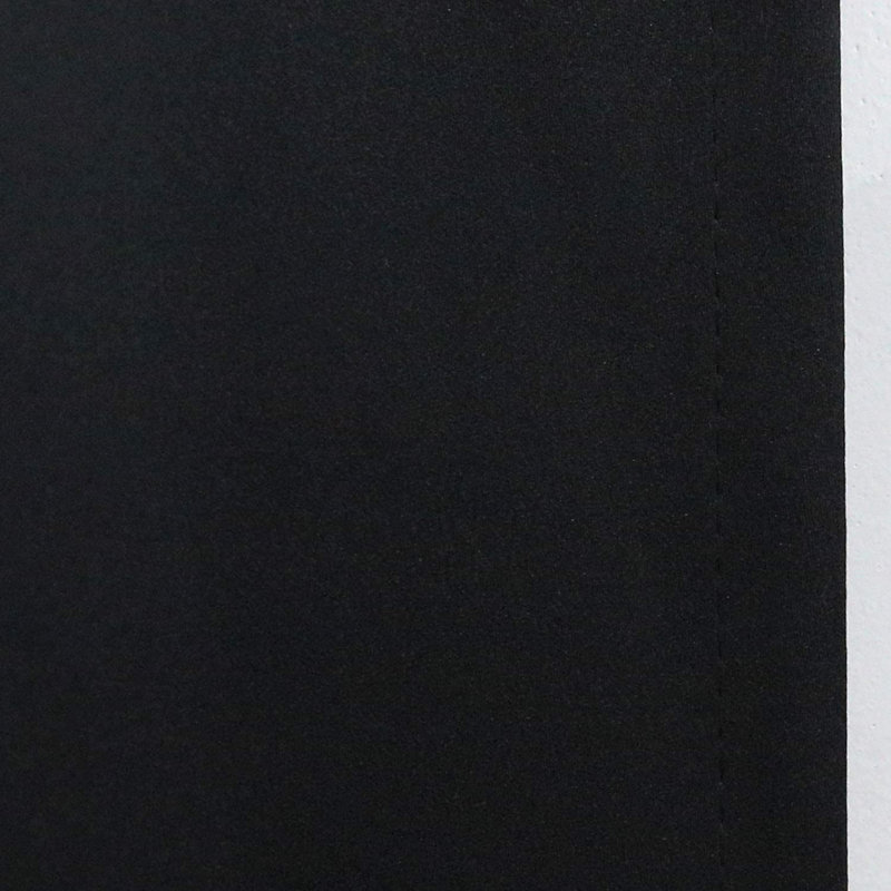 Brent Blackout Curtain Single Panel, Black, 140 W x 175 D cm