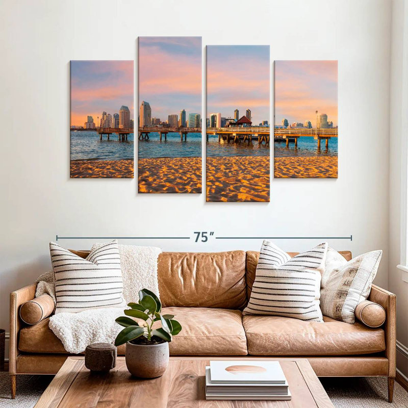 Horizon de la plage Sirci Coronado, H 42 po x l 68 po