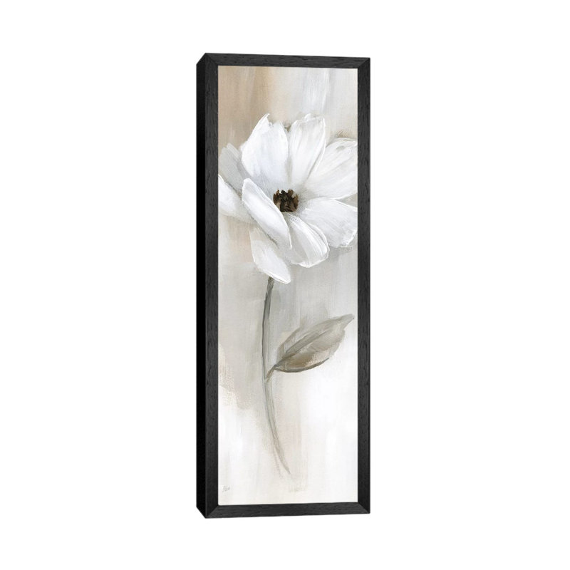 Sheer Elegance I by Nan - Panoramic Painting on Canvas, Black Framed, 121.92 cm H x 40.64 cm W