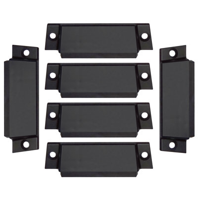 SNAP-LOC E-Track End Cap Heavy Duty Plastic 6-Pack