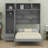 Murphy Bed With Top Cabinet-406831068