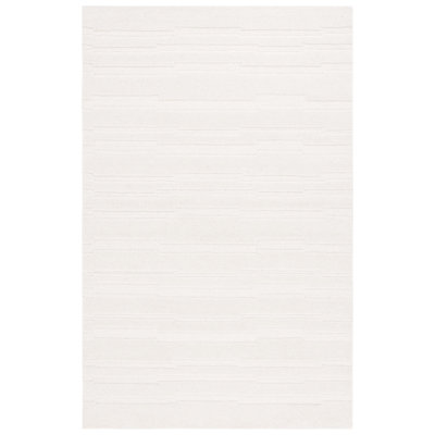 Elona Ivory Hand-Tufted Geometric Wool Rug