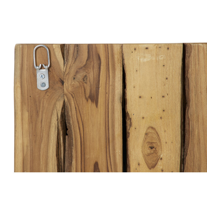 Arlo Solid Wood Circle Wall Mirror