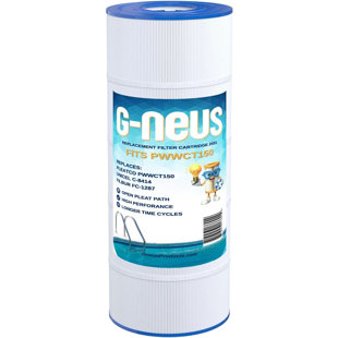 G-NEUS Pool & Spa Filter | Replaces PWWCT150, Ultral-B3, Clearwater II ProClean 150, 817-0150N, Unicel 8414, Filbur FC-1287 | 150 Sq Ft Coverage | High Performance Replacement Cartridge, 1 Pack