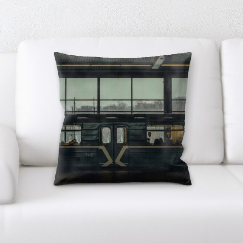 Microsuede Throw Pillow