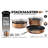 Gotham Steel Stackable Space Saving 5 Piece Copper Nonstick Cookware Set