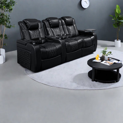 Premium Adjustable Recliner, Top-grain Leather, Modern Home Comfort