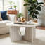 Arvyn Modern 31.5" Cross-Base Round Living Room Coffee Table-1856387370