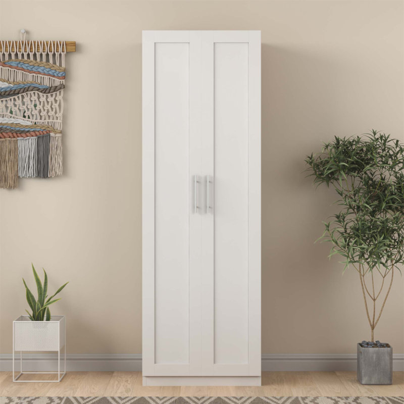 Armoire de cuisine en mélamine de haute qualité avec 2 portes, 3 cloisons et rangement supplémentaire
