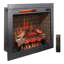 Foyer électrique à infrarouge avec ensemble de garniture amovible, générateur de chaleur de 1500 W, foyer sans fumée, flamme réglable et luminosité de braise, 5000 / heure, 400 pieds carrés Pi. Zone de chauffage, 3 voies d'installation, / Ul