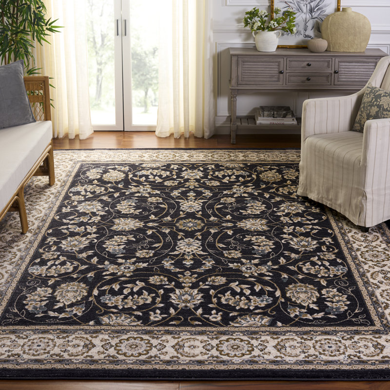 Tapis oriental Klose Performance, Rectangle 4pi x 6 pi, Black/Cream