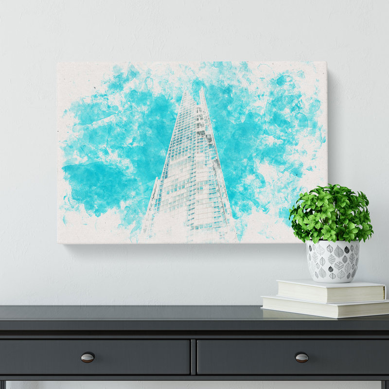 The Shard In London England - Wrapped Canvas Print, 40cm H x 60cm W x 3cm D