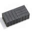 Paquet de tuiles de plancher en composite de bois et plastique 22 WPC-113414415