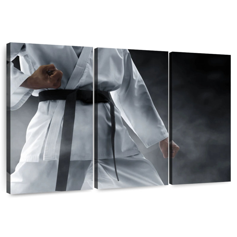 Sireci Martial Arts Black Belter, 24" H x 38" W