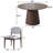 Chynthia 4 - Person Solid Wood Round Dining Set-85336325