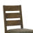Wooden Ladder Back Dining Chairs, Knotty Nutmeg & Brown