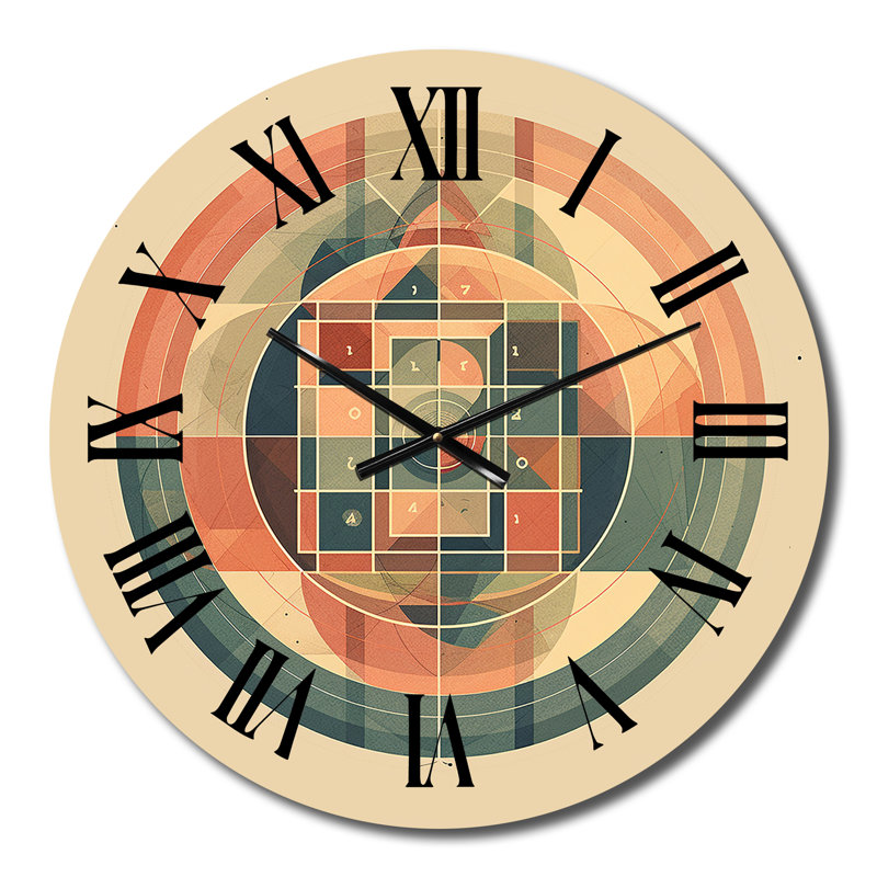 Horloge murale en métal Kamelo, Petit