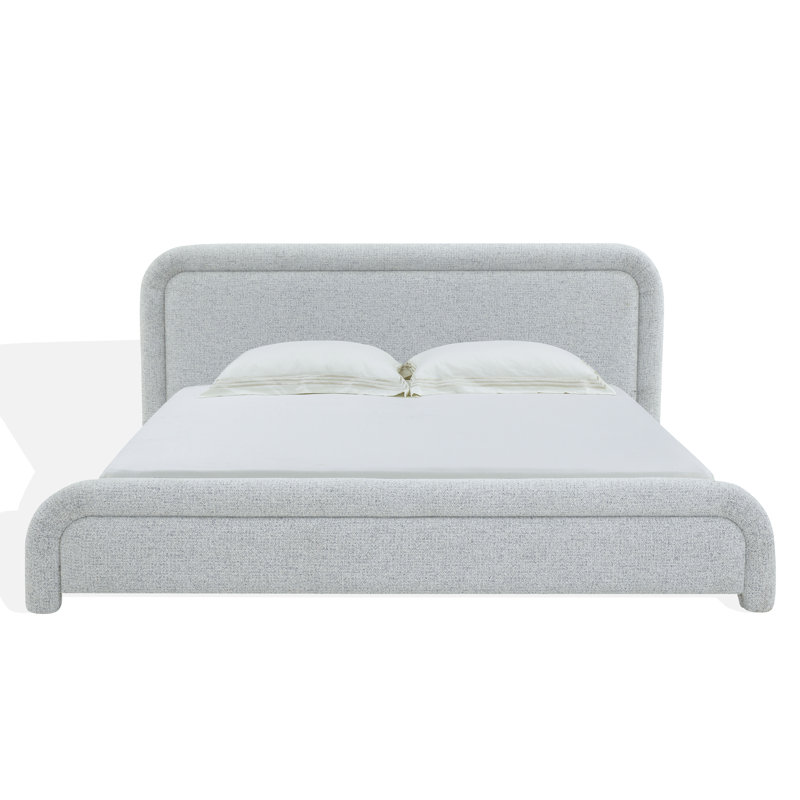 Adelle Chenille King Bed, Black/ White, Queen