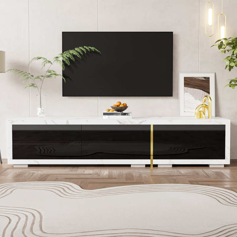TV Stand for TVs up to 88", Black