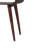 Solid Wood Amaya Nordic Style Console Table, Open Storage, Chestnut, Dark Brown