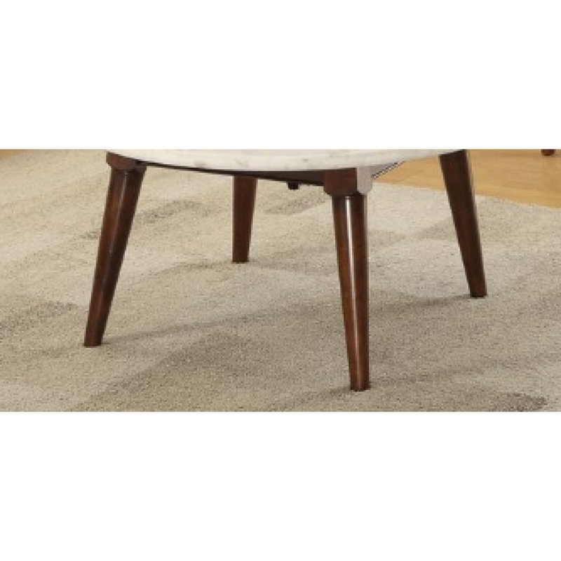 Table basse en marbre blanc Gasha