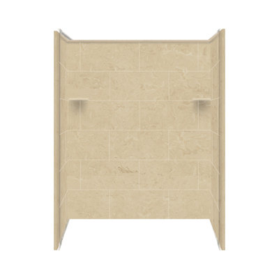 60 W 36 D 72 H Glue Up Solid Surface Wall