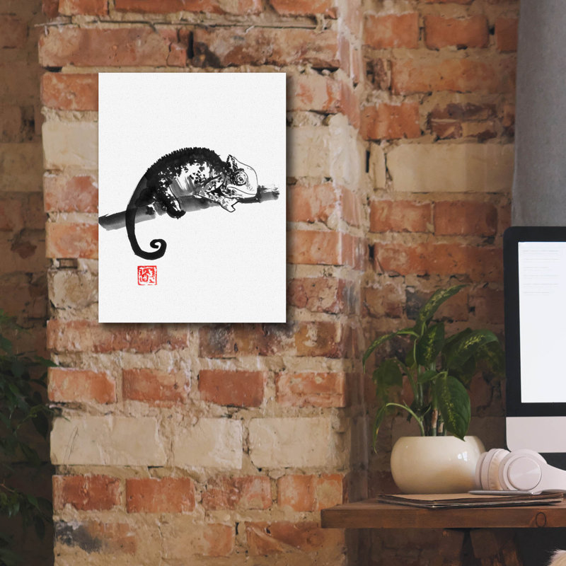 «Chameleon» par Pechane, H 16 po x l 12 po x P 0,75 po