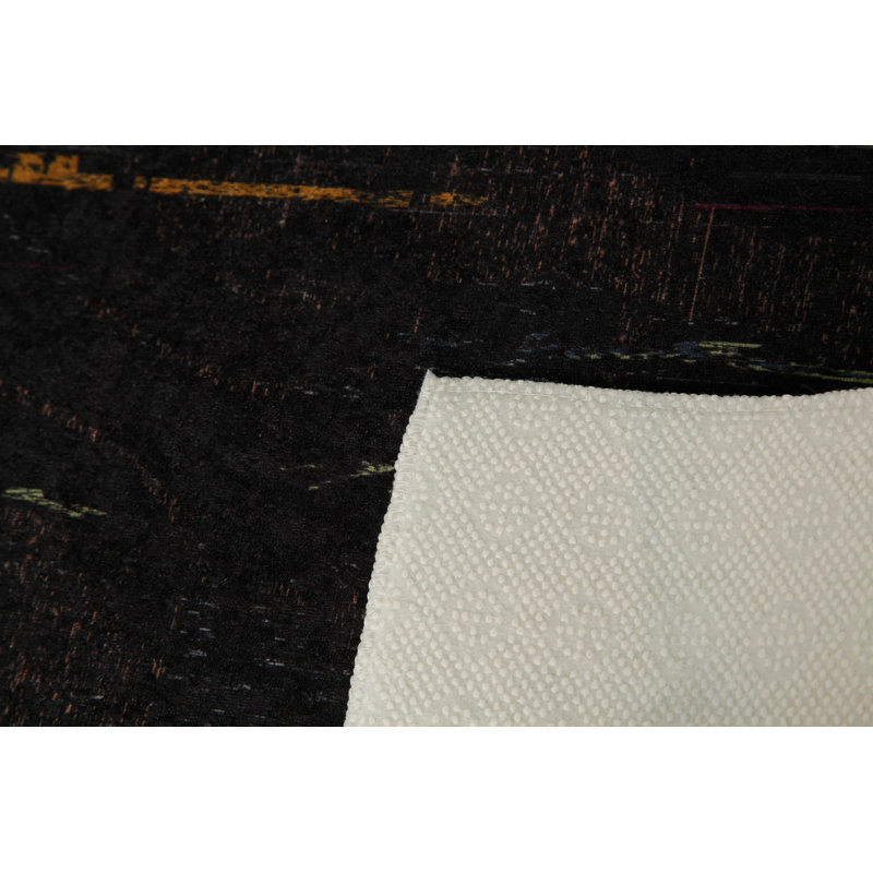 Soft Hall Carpet 2.6 x 4.9 Feet | 100% Polyester, 0.04 in Pile Height | Antibacterial, Non-Slip Underside | Woven with 3D Digital Printing | Machine Washable | Durable & Stylish for Entryways & Living Rooms