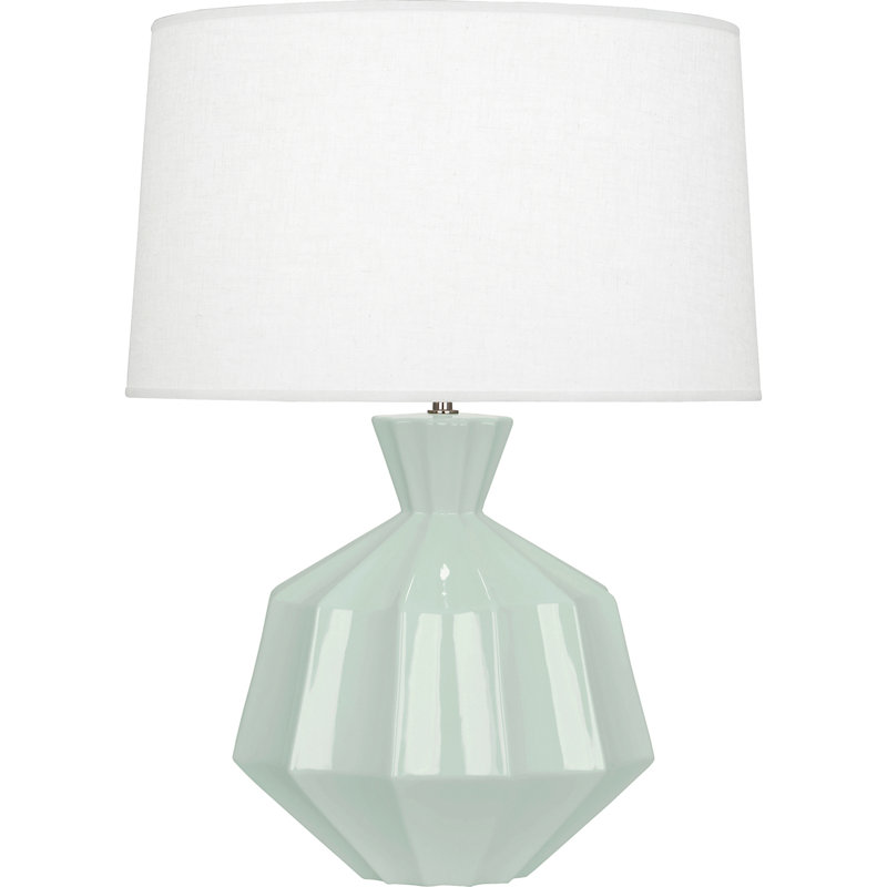 Orion 27" Table Lamp, Celadon, 27" H x 19.5" W x 19.5" D
