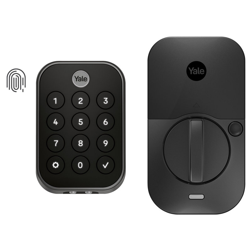 Yale Assure Lock 2 Touch Key-Free Smart Lock with Fingerprint Scanner, Noir mat, Bluetooth