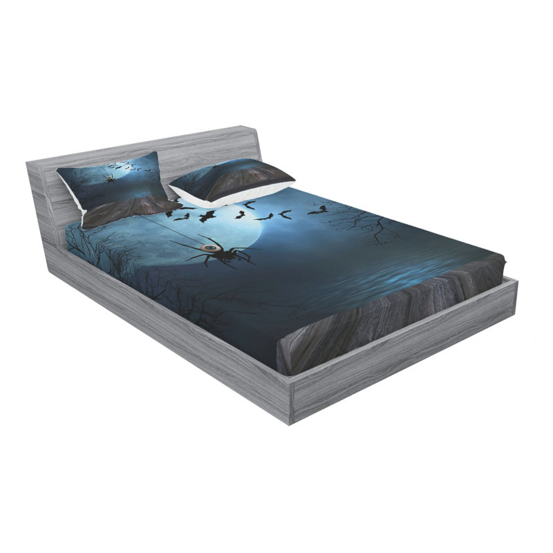 Microfiber Sheet Set, Queen Sheet Set with Fitted Sheet
