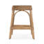 Robias 24.5"H Rectangular Rattan And Water Hyacinth Counter Stool-447179514