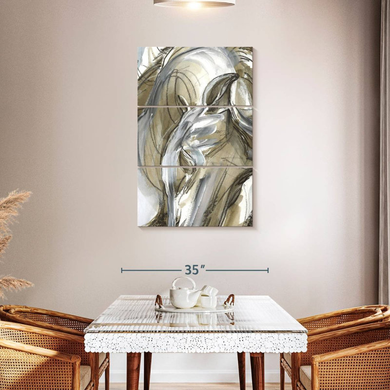 Avery Horse Abstraction I, 45" H x 28" W