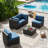 Diamondville 5-Piece Outdoor Patio Set with Cushions-94615721