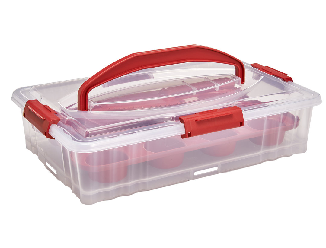 Buddeez Rectangular Cake and Cupcake Carrier Buddeez