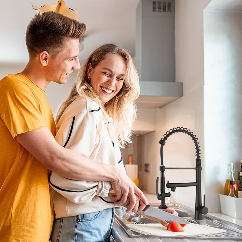 AWZTOO Pull Down Kitchen Faucet