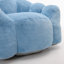Canapé à compression Lotus de type canapé pour adultes avec anneau de traction pouvant être facilement déplacé sans installation. Convient à divers environnements tels que le salon, la chambre à coucher, etc. Détendez-vous et profitez de la vie, bleu