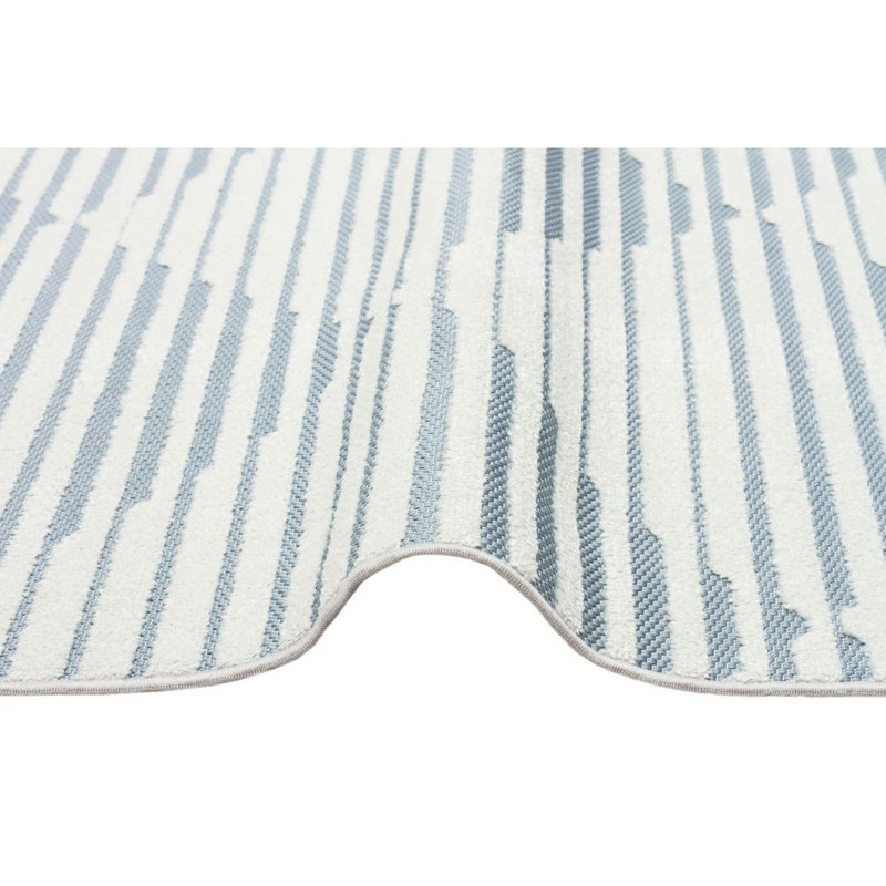 Behudin Geometric Recycled P.E.T Indoor / Outdoor Area Rug, Rectangle 190 x 290cm