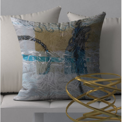 Foolproof Bits Square Pillow Cover & Insert