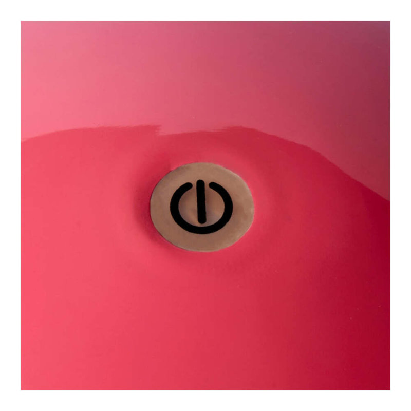 Lampe de fantaisie en bois laqué avec bobine, Melon d'eau