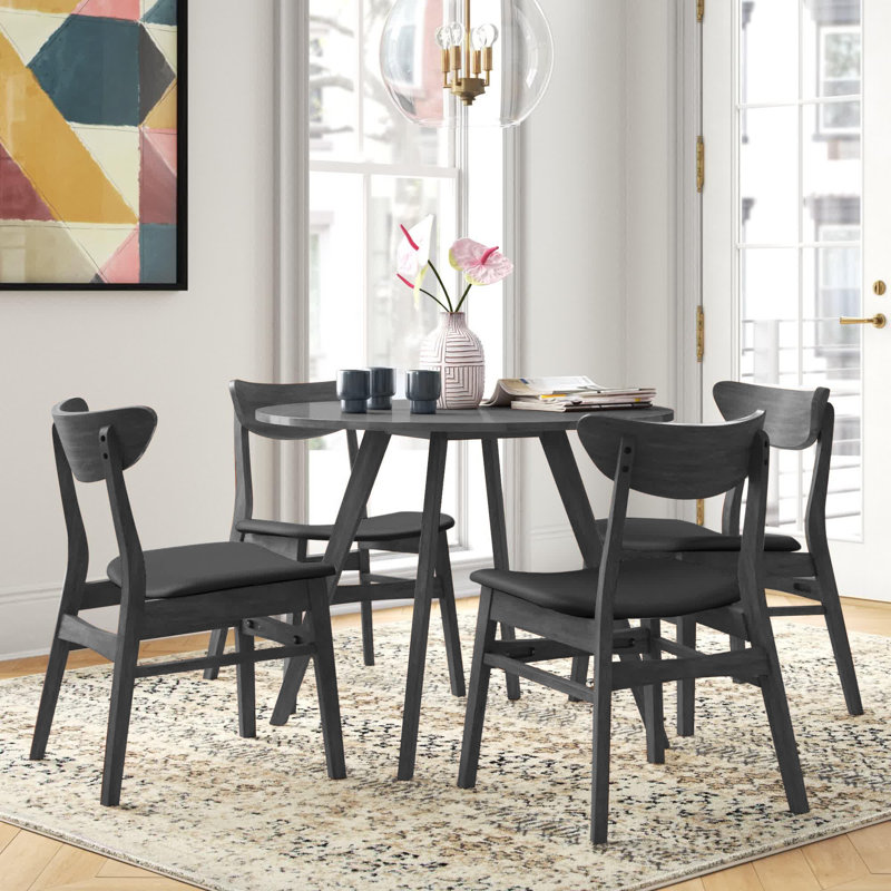 Ensemble repas pour 4 personnes Gandara, Gris