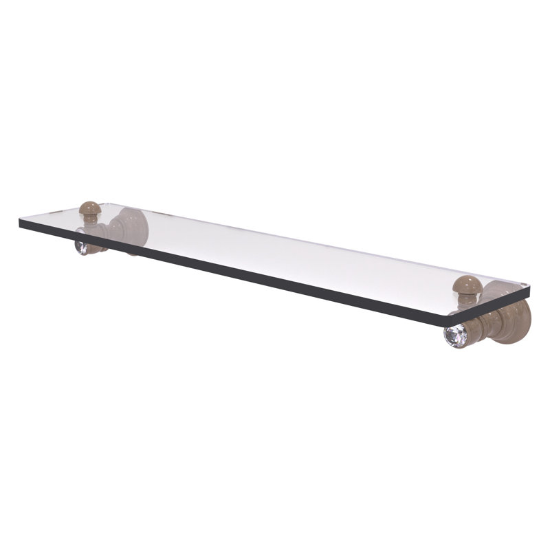 Tablette flottante Carolina, H 2,4 po x l 22 po x P 5,54 po, Or espagnol