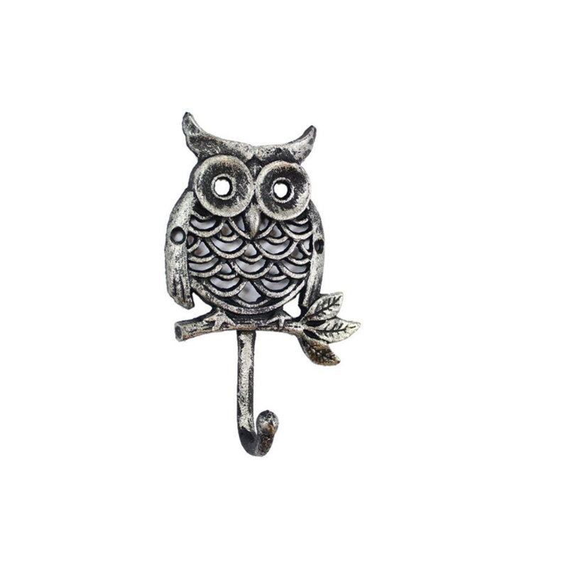 Ahern Wall Hook, Rustic Silver